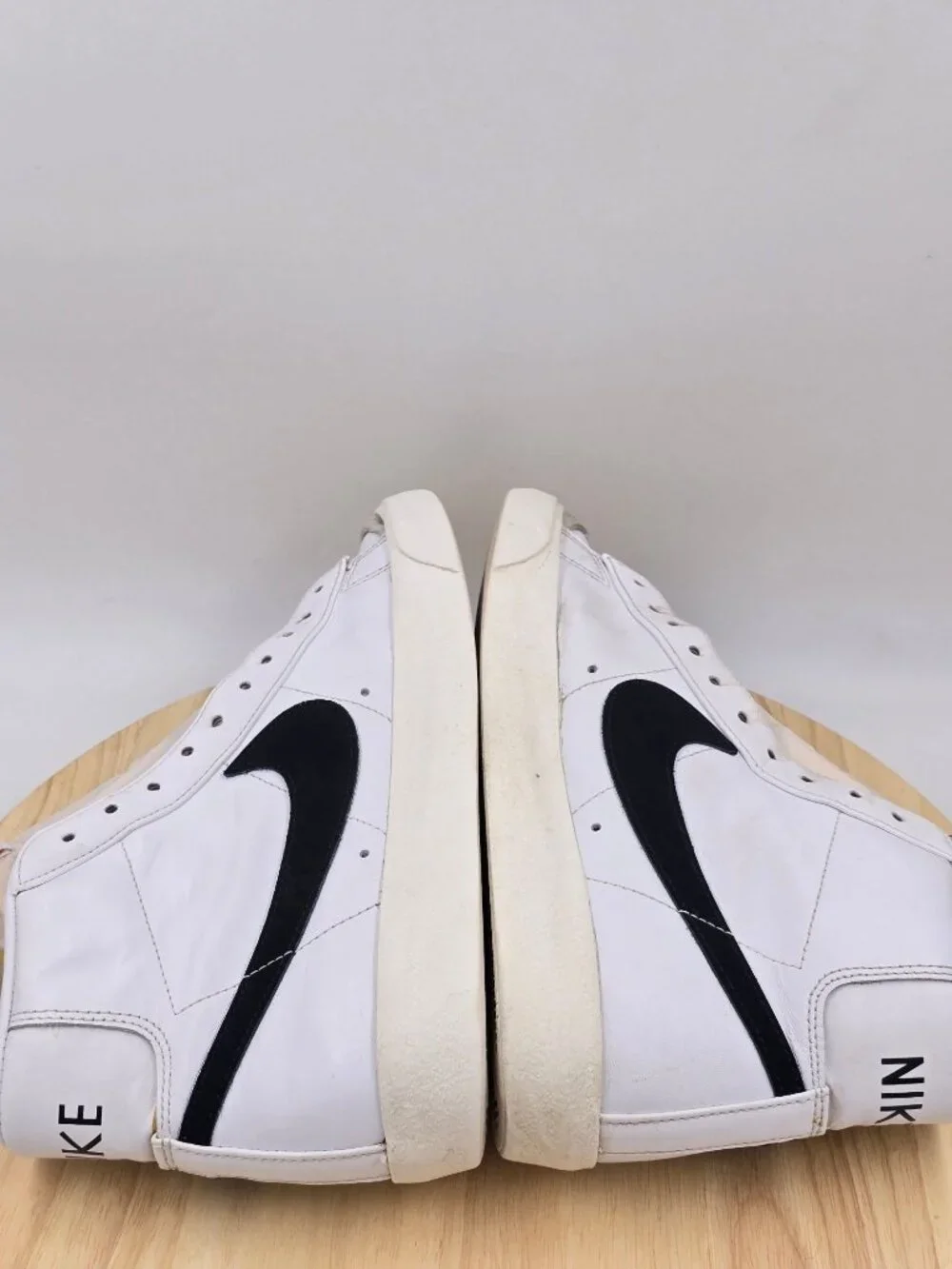 Nike Blazer Mid 77 Vintage White Athletic Sneakers - CZ1055-100 Womens 9.5